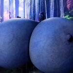 Zo.Sa. as Neytiri massive tits and pregnant belly in Avatar