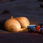 Canadian Pop Artist La.El. giant tits in the desert