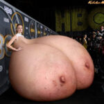 So.Tu. pulling her giant tits to the HBO awards