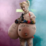 Ma.Ro. as Harley Quinn mega busty skimpy babe