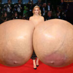 So.Tu. brings her giant silicone tits and pregnant belly to the red carpet