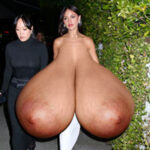Eiz.Gon. from 3 Body Problem flopping her massive tits out in public