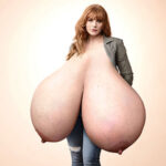 Br.Da.Ho. in tight jeans exposing her huge naturals