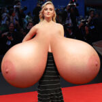 So.Tu. exposing her giant tits out in public