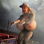 H. Will flopping her huge tits in a concert