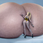Lady Melamori as Samus Aran room size tits